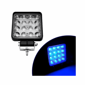 FAROL QUADRADO AZUL 48W - BIVOLT