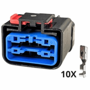 CONECTOR 10 VIAS AZUL FEMEA AGRICOLA 15316895 APEX