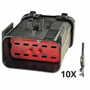 KIT CONECTOR 10 VIAS APEX MACHO