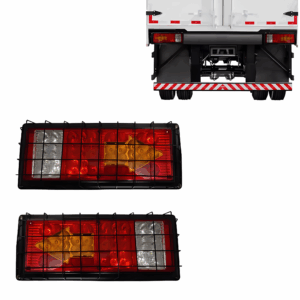 LANTERNA DE CAMINHÃO TRASEIRA LED COM GRADE 24V