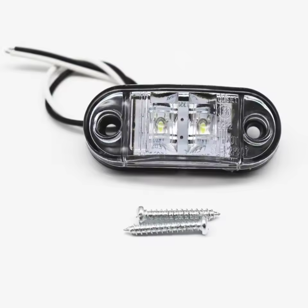 LANTERNA DE PLACA CRISTAL/BRANCA - Imagem 2