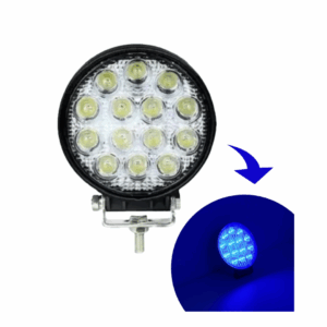 FAROL REDONDO AZUL 42W - BIVOLT