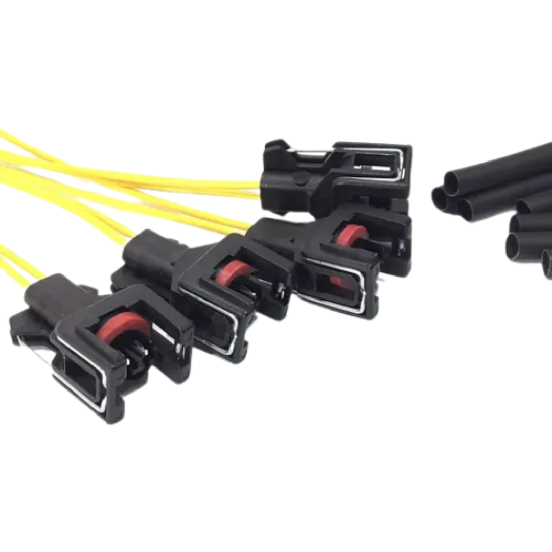 CHICOTE CONECTOR FEMEA BICO INJETOR JCB 200 444 T3 - Imagem 3