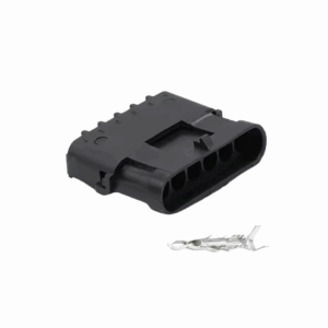 KIT CONECTOR DELPHI MACHO 6 VIAS COM TERMINAIS E BORRACHA