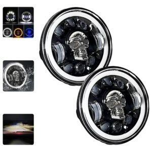 FAROL CAVEIRA REDONDO 5.75 POLEGADAS 100W BIVOLT 2600