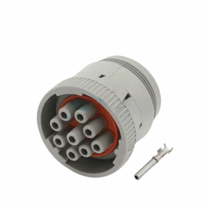 HD16-9-1939S CONECTOR FEMEA 9 VIAS SERIE HD10 CINZA