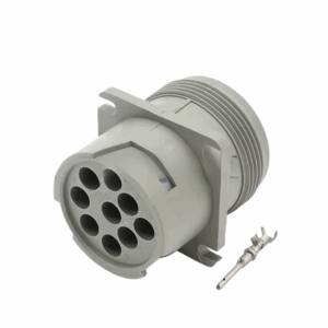 HD10-9-1939P CONECTOR MACHO 9 VIAS SERIE HD10 CINZA