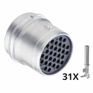 KIT CONECTOR HD36-24-31ST-B019 CONECTOR FEMEA C/TERMINAIS