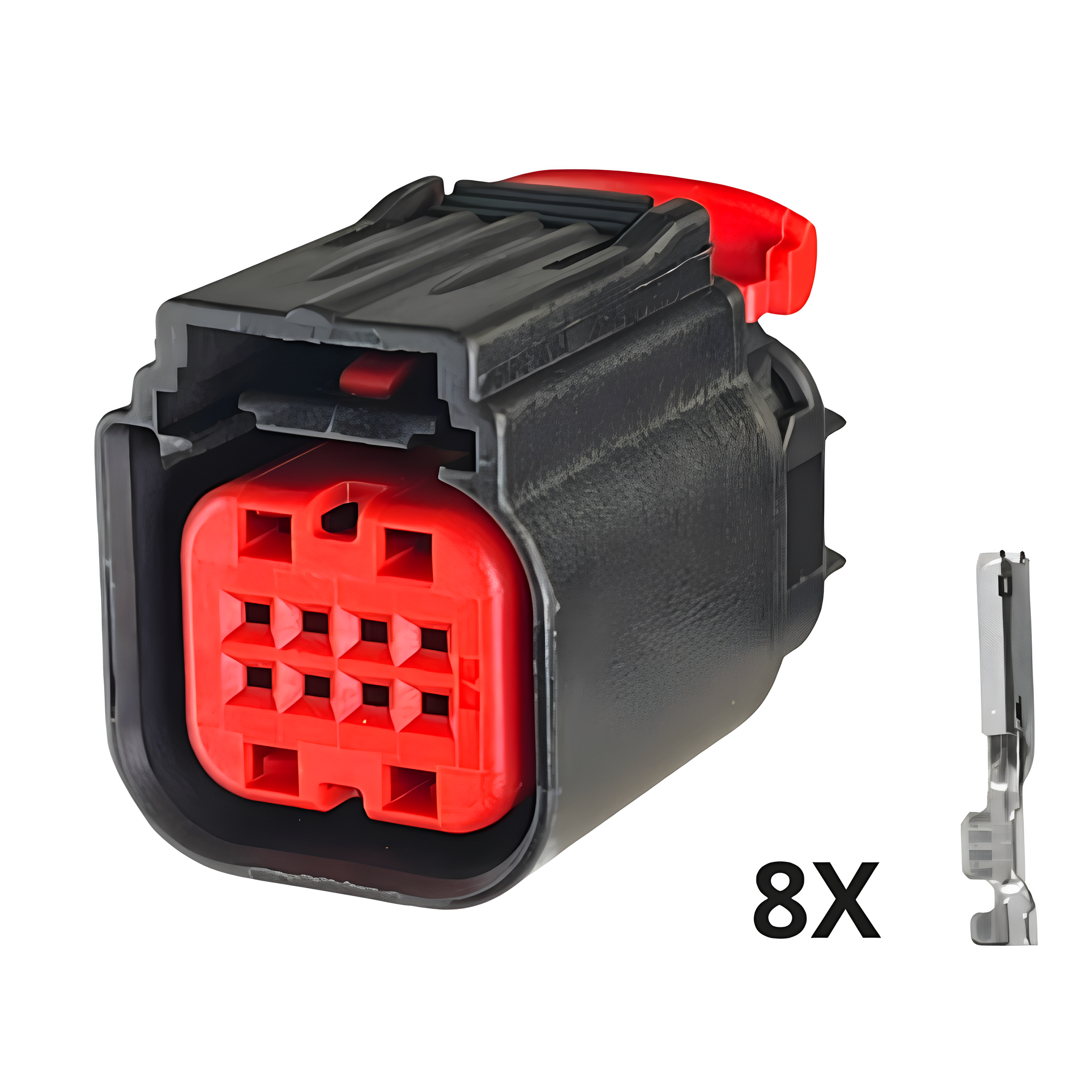 KIT CONECTOR FÊMEA 8 VIAS TORRE BICO JOHN DEERE 57M13278