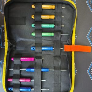 Kit Extrator de Terminais Profissional Estojo Com 9 Peças