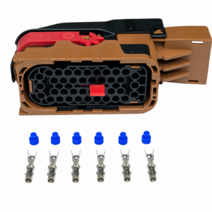 KIT CONECTOR 40 VIAS MARROM 284362-2