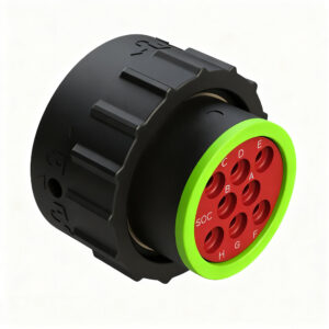 Conector Amphenol Circular Fêmea AHDP06-18-08SN-SRA 8 Vias