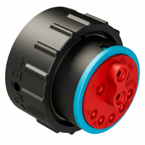Conector Amphenol Circular Fêmea AHDP06-24-91SR 9 Vias