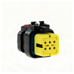 CONECTOR 6 VIAS AMARELO 776531-3 / JOHN DEERE 57M9752