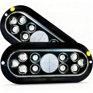 LANTERNA BRANCA TRAS LED CANOINHA BIVOLT