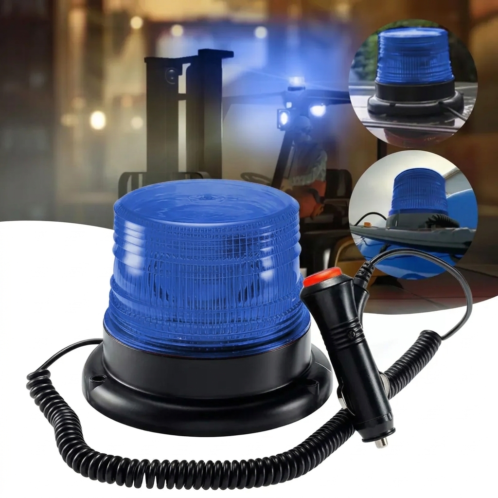 GIROFLEX AZUL BIVOLT COM BASE MAGNÉTICA - Imagem 4