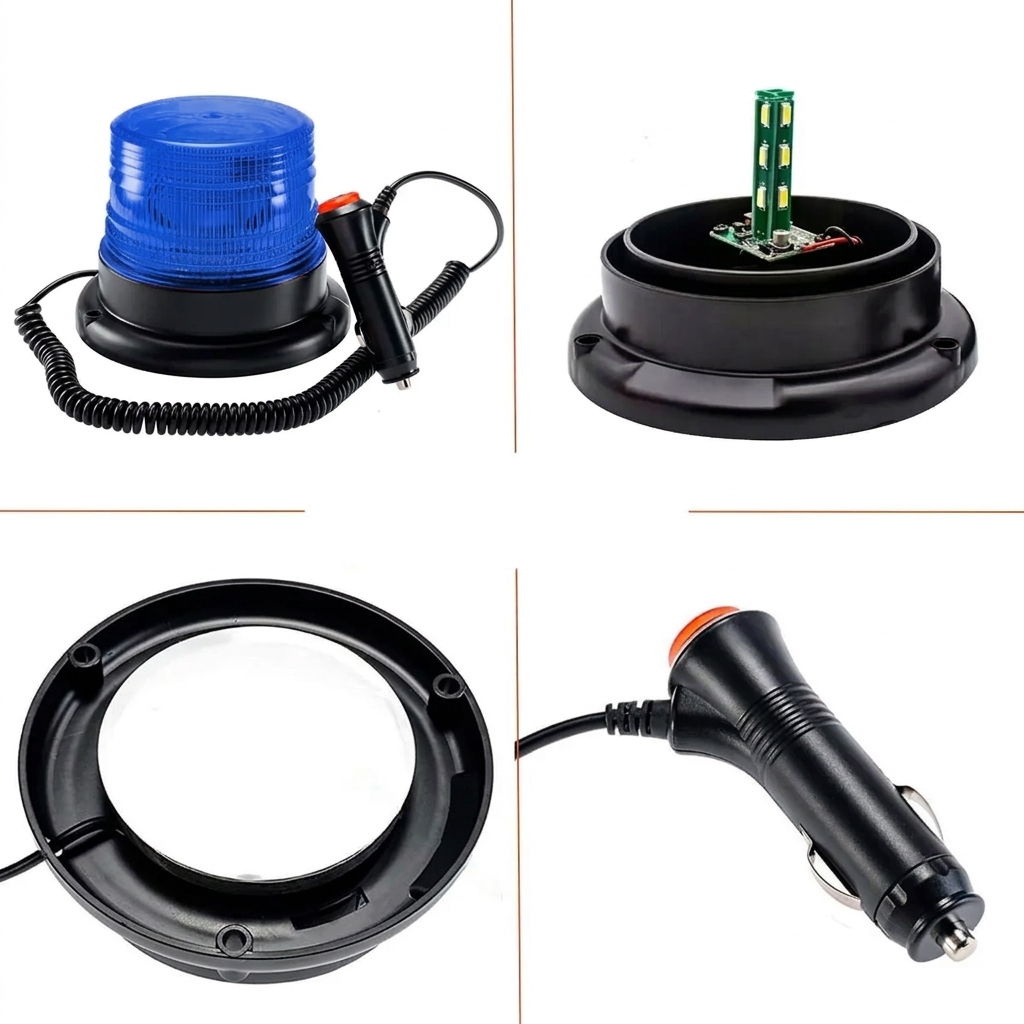 GIROFLEX AZUL BIVOLT COM BASE MAGNÉTICA - Imagem 6